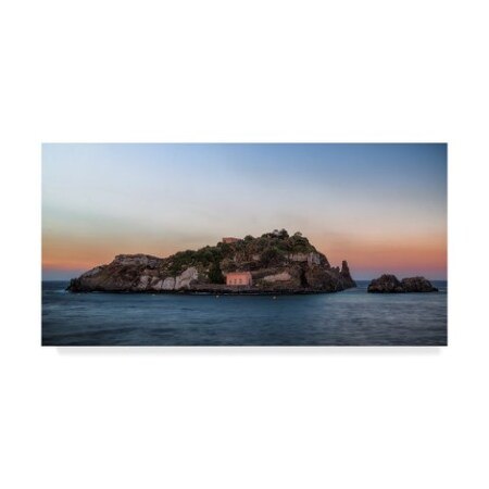 Trademark Fine Art Giuseppe Torre 'Lachea Island' Canvas Art, 16x32 ALI35208-C1632GG